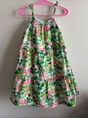 Toddler Girl’s Janie and Jack Tropical Floral Sundress, 3